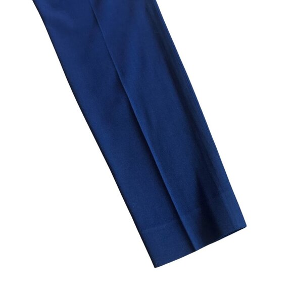 Ralph Lauren Purple Label Navy Cropped Length Pants Wool Stretch Size 8 Women's - Picture 8 of 10